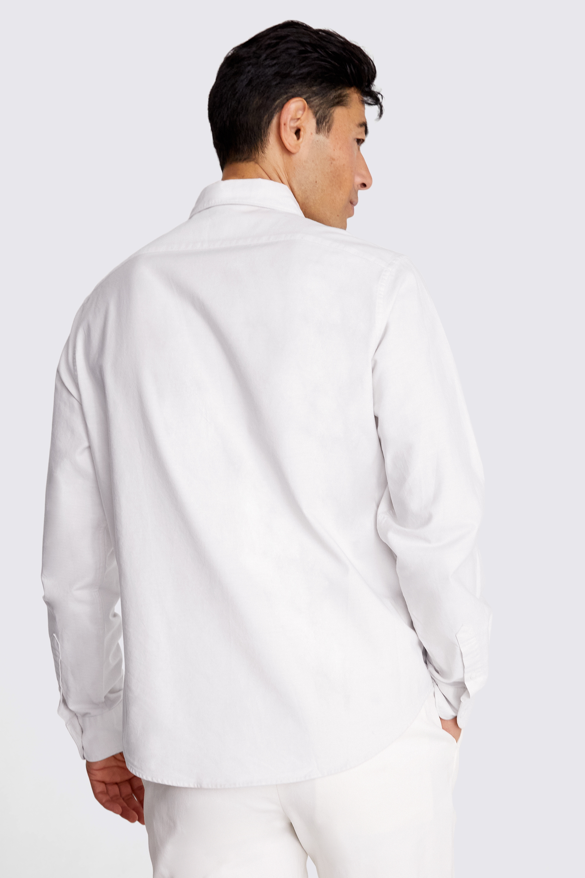 Charcoal Washed Oxford Shirt   Buy Online at Moss