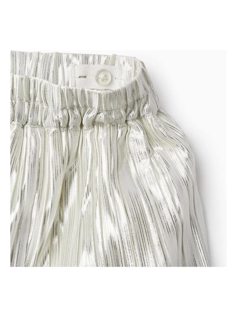 Pantalon Plissé pour Fille  CÉRÉMONIE   Gris