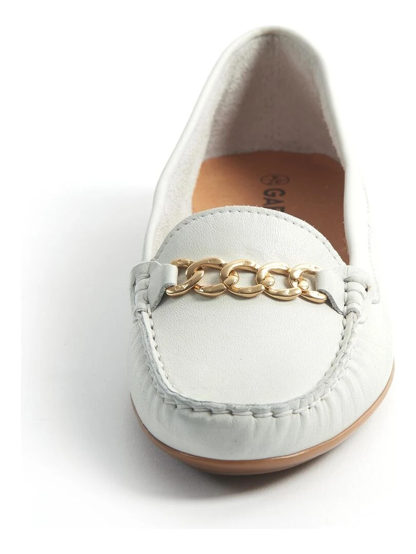 Mocassins   Modele Mercedes   Ecru