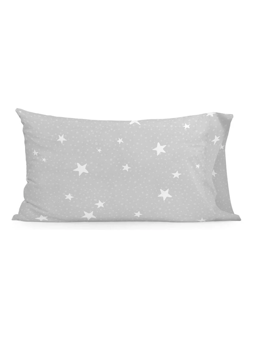 Taie d'oreiller Little star "Happyfriday" Gris