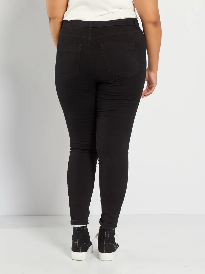 T shirt en maille côtelée stretch   Violet