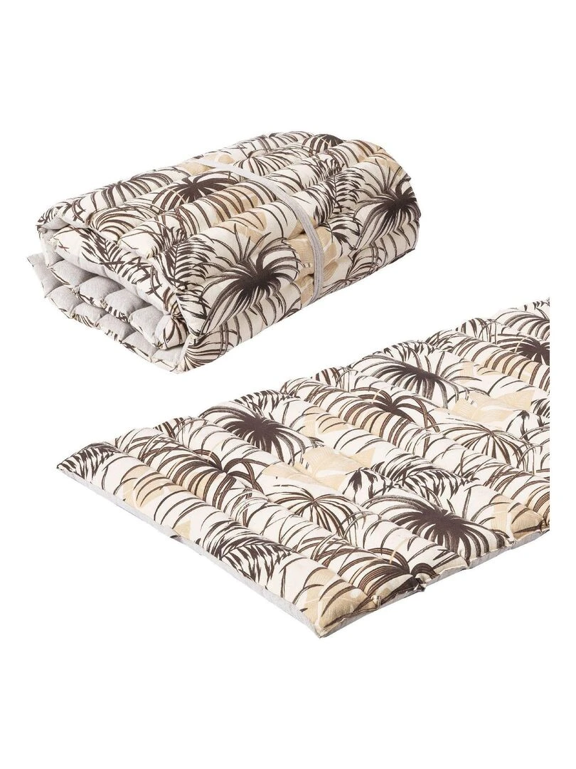 Long coussin de plage réversible BELIZE 'Deko&co' Beige