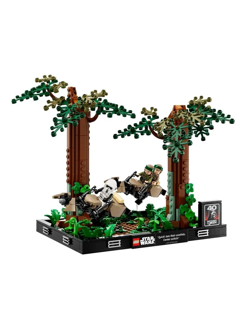 75353 LEGO Star wars Diorama de la course poursuite en speeder sur endor N/A
