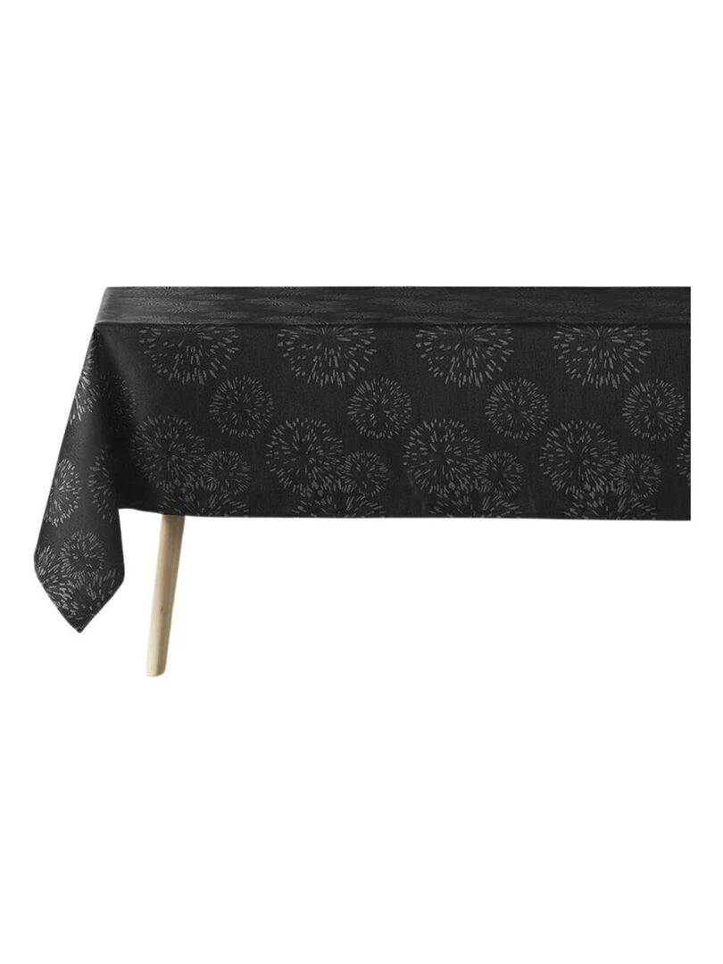 Nappe rectangulaire Artifice Noir Argenté