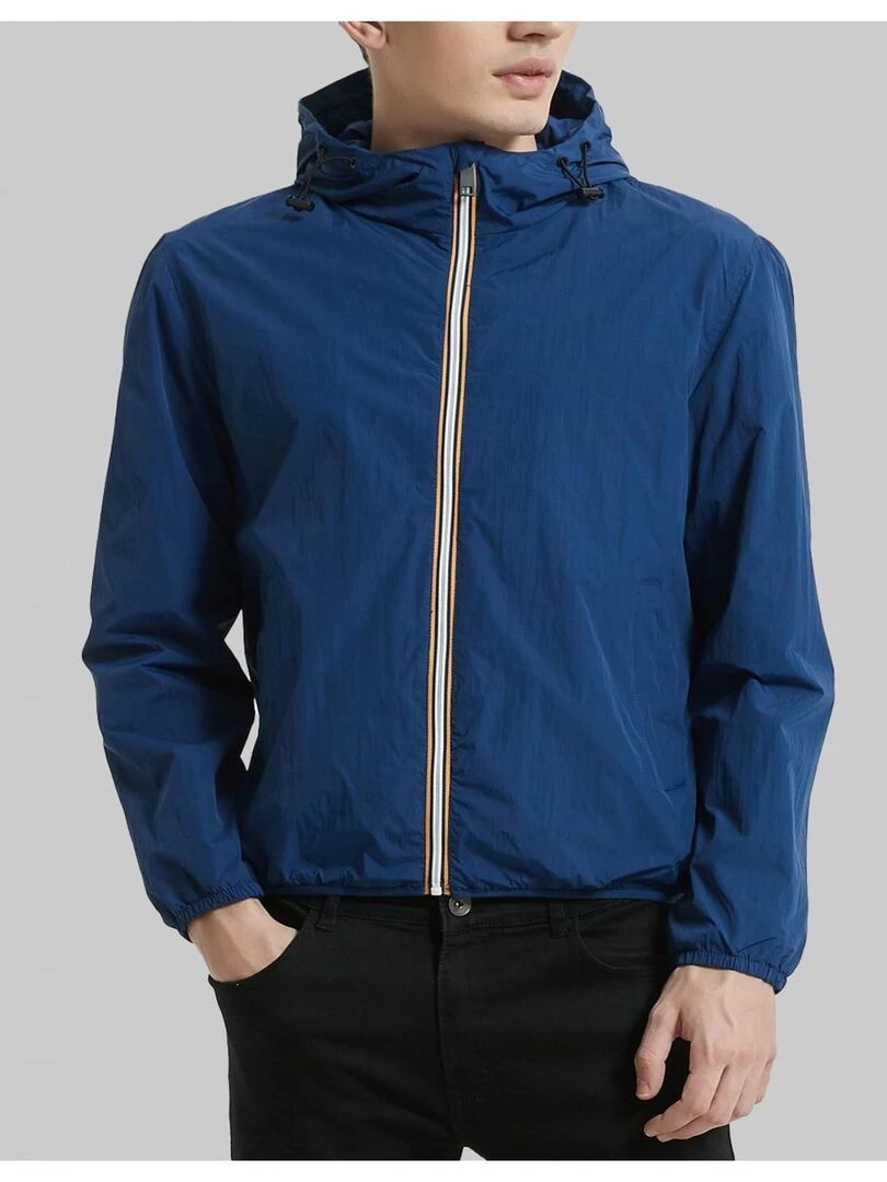 Blouson a Capuche Kebello Bleu