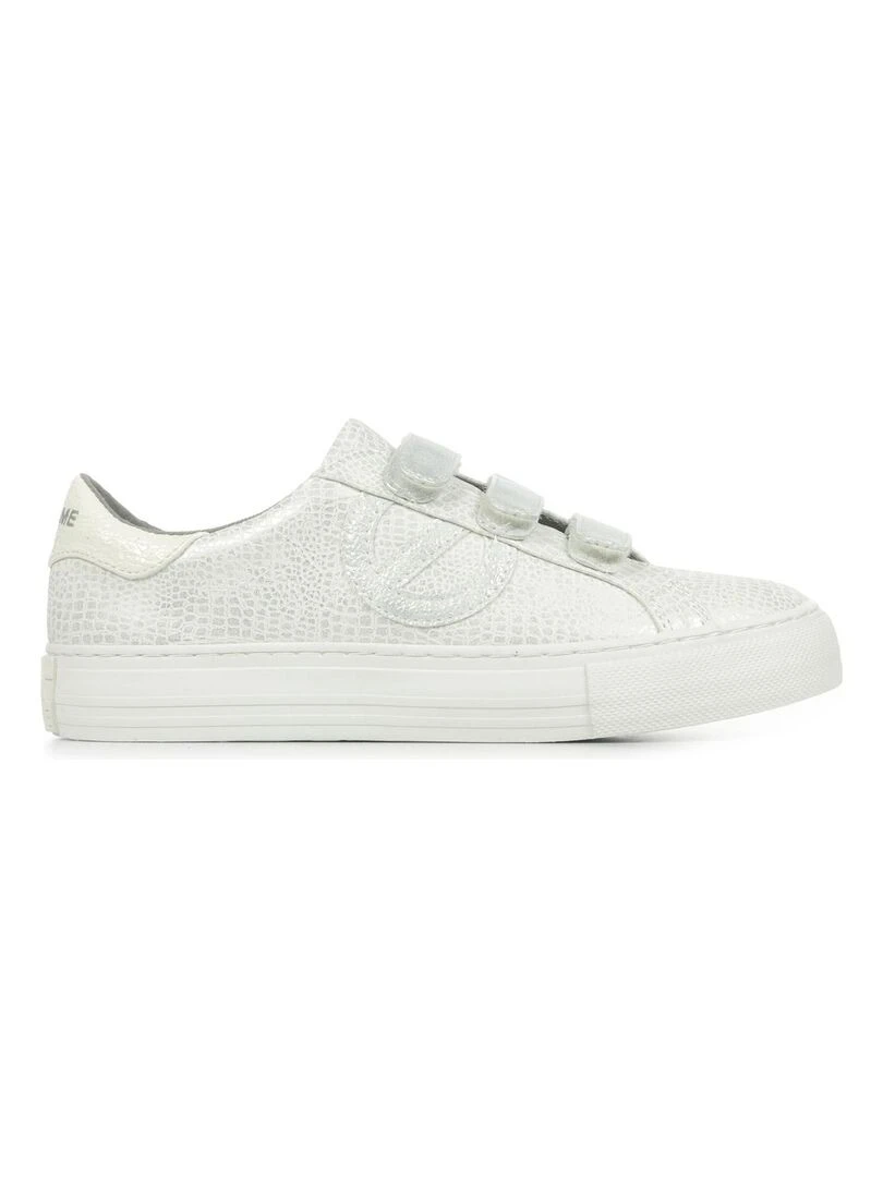 Baskets No Name Arcade Straps Side Blanc