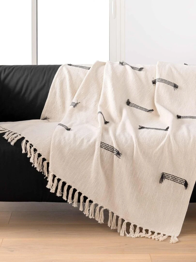 Plaid 125 x 150 cm Juline Beige