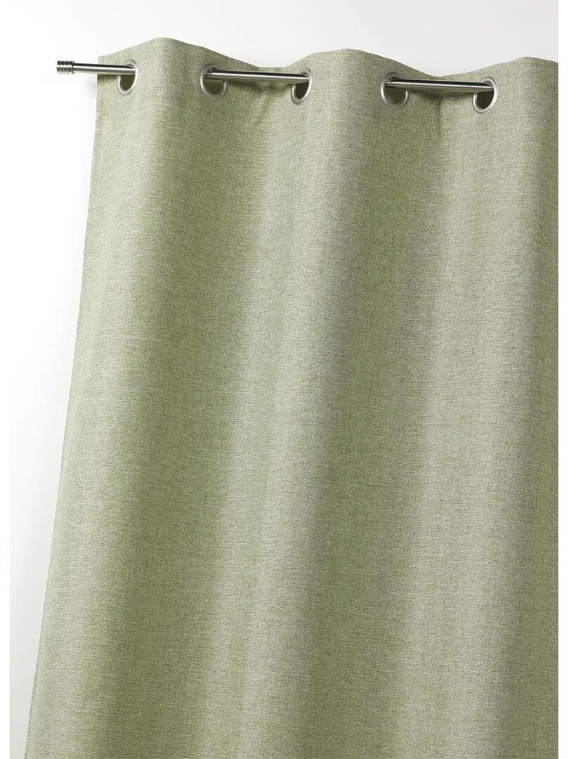 Rideau en toile unie Vert tilleul