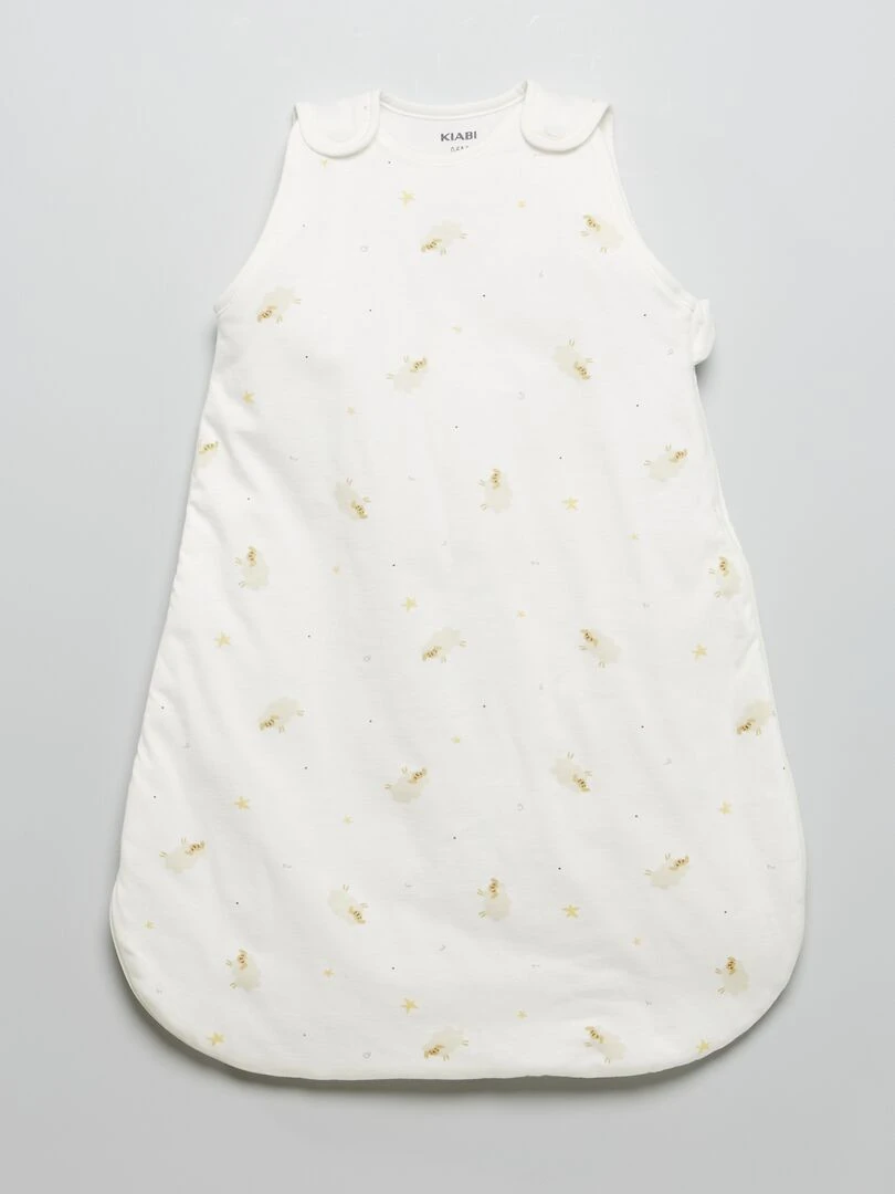 Gigoteuse en jersey manches amovibles   Crème 'mouton'