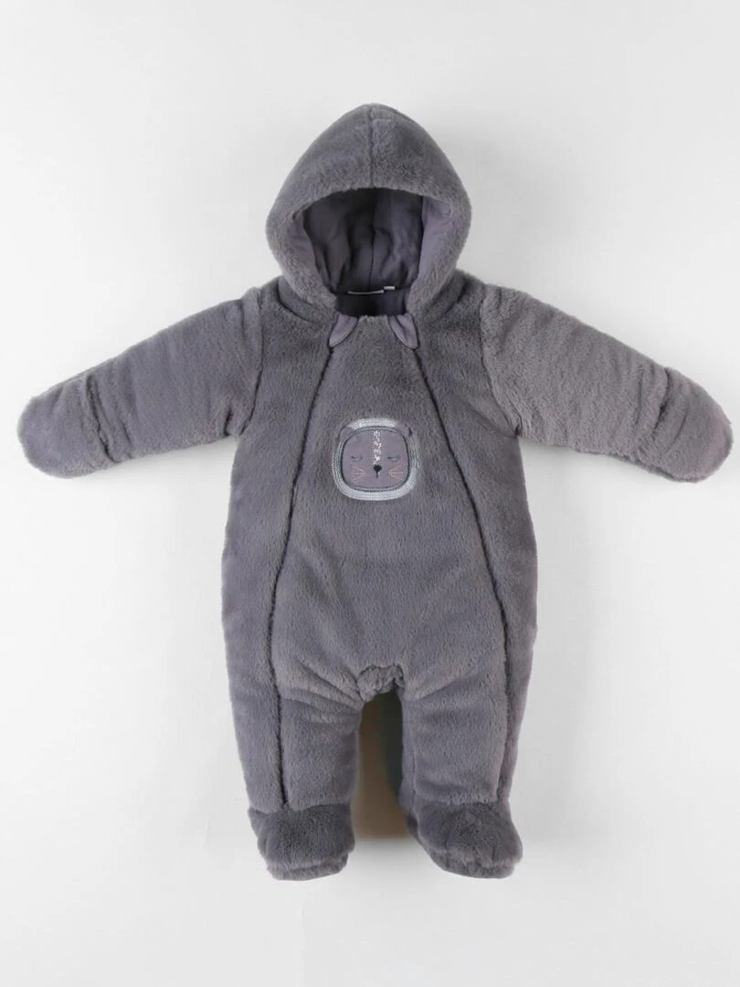 Combinaison pilote en Groloudoux® anthracite Noukie's Gris