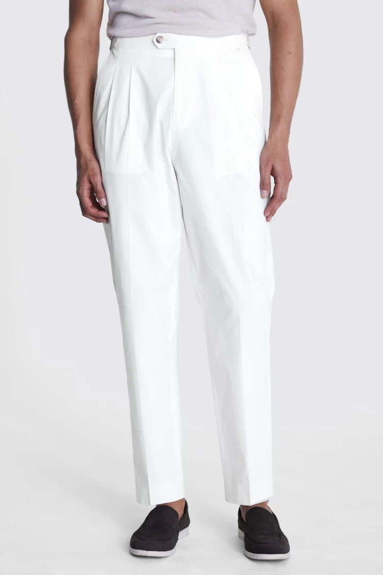 Tailored Fit Ink Stretch Trousers   Buy Online at Moss