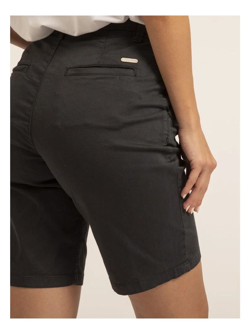 Bermuda chino slim XILAMA   Bleu marine