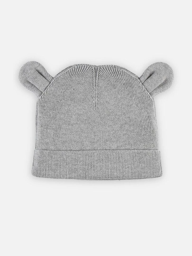 M&m bonnet tricot BIO Noukie's Gris