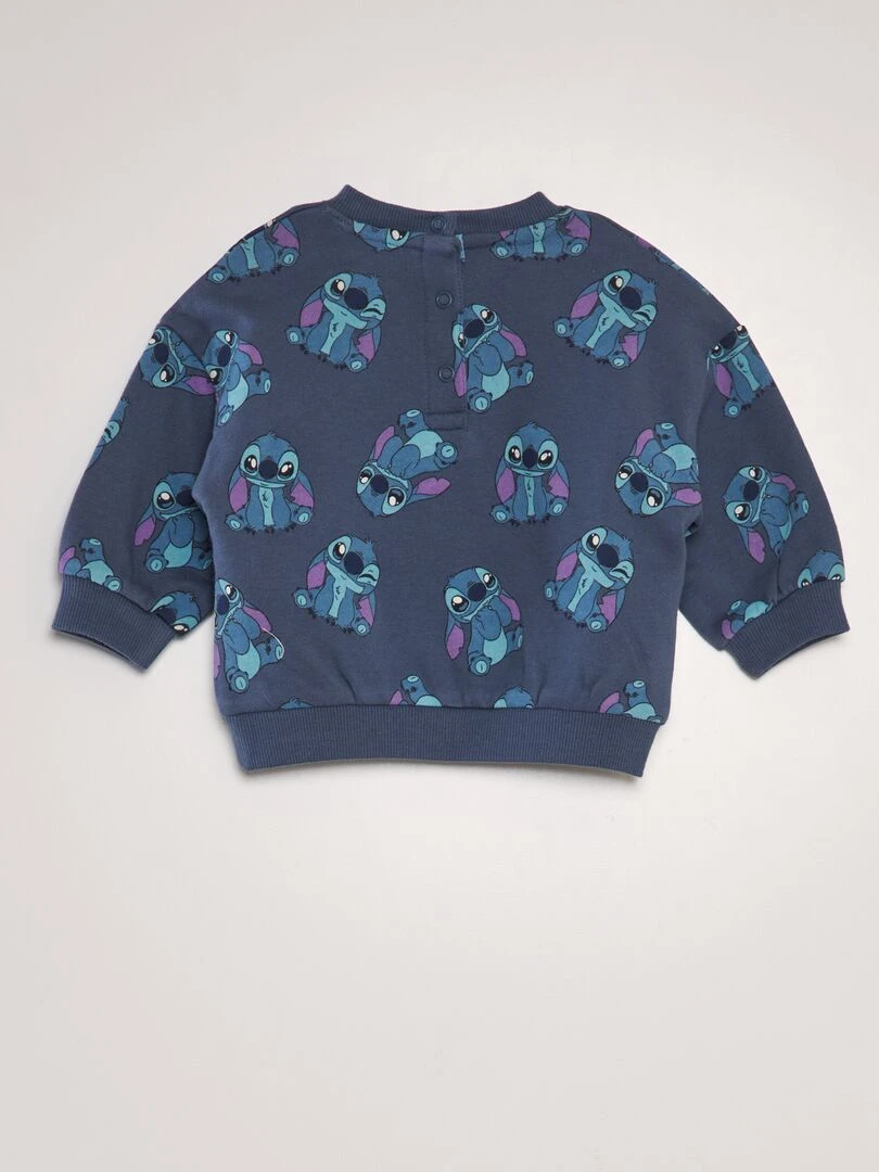 Sweat imprimé 'Stitch'   Bleu