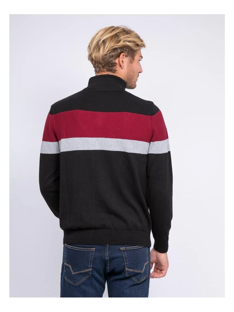 Pull col montant zippé LONYX Noir