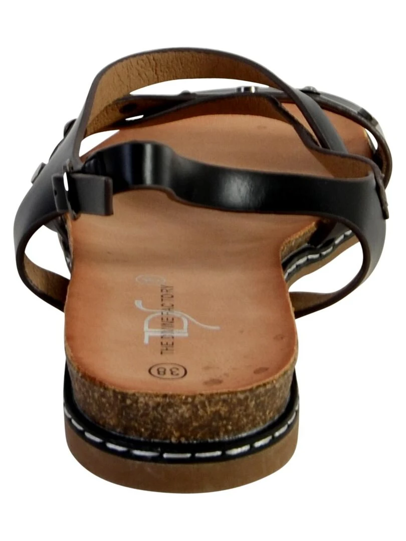 Sandale Femme The Divine Factory YM3681   Noir