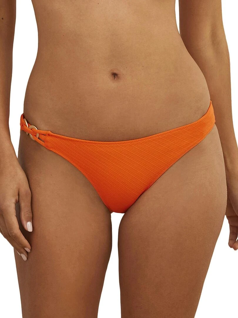 Bas maillot slip de bain taille basse Daiquiri Orange