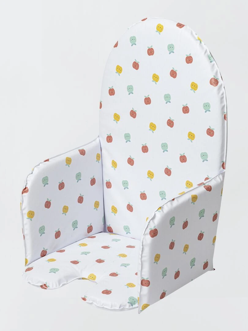 Coussin de chaise haute imprimé Blanc