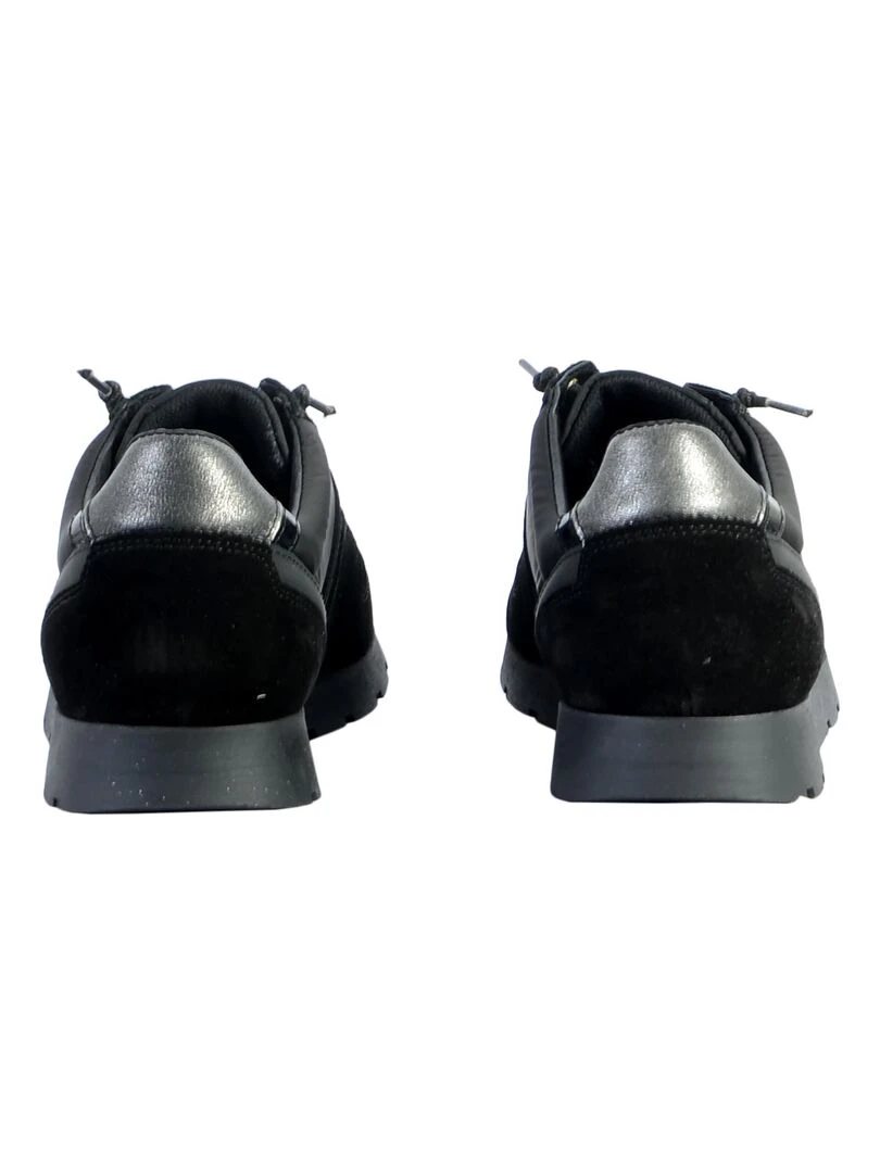 Basket Cuir Redskins Smith   Noir