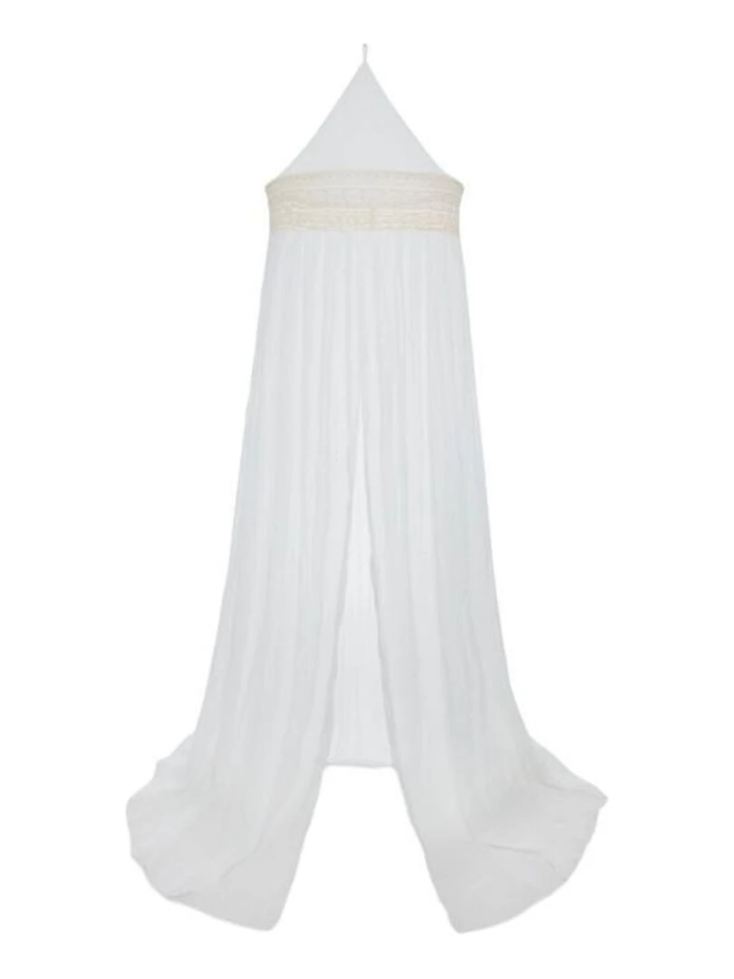 Ciel Vintage 245cm Boho Lace Ivoire Jollein Blanc