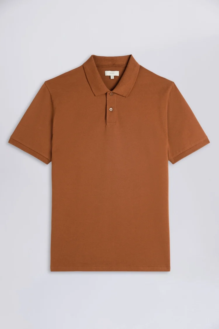 Ecru Terry Towelling Skipper Polo   Buy Online at Moss