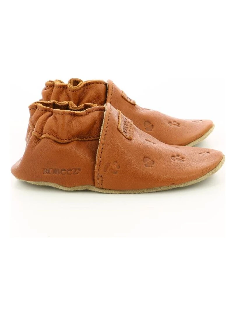 Chaussons Cuir Mywood Marron