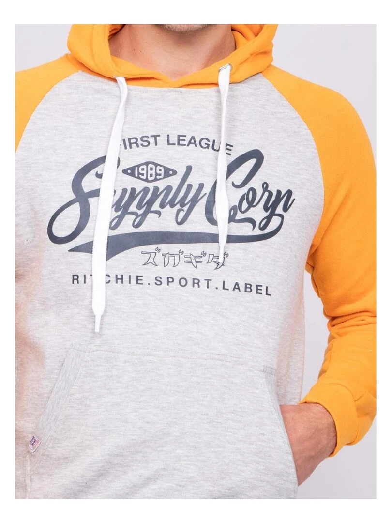 sweat capuche WANDATY   Orange