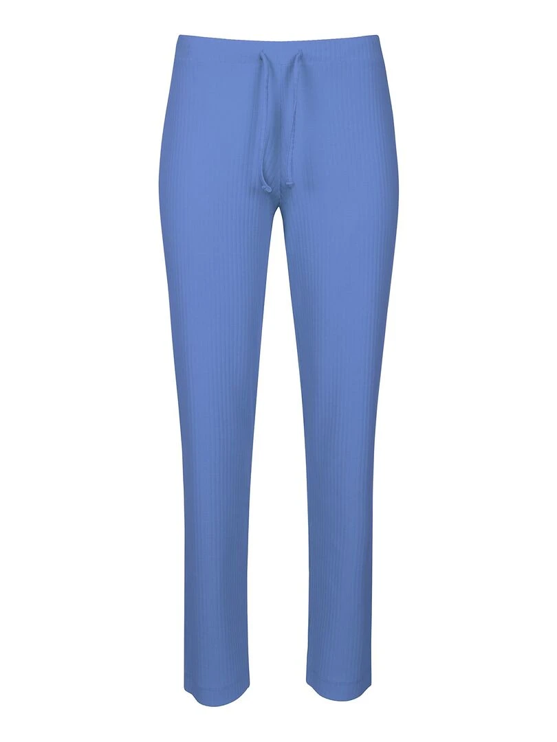 Bas pyjama pantalon long Lucky   Bleu