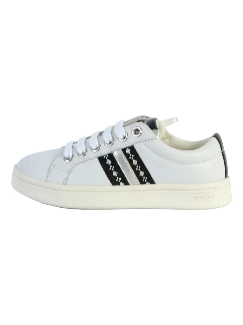 Basket Geox EnfantFille J Drock Blanc