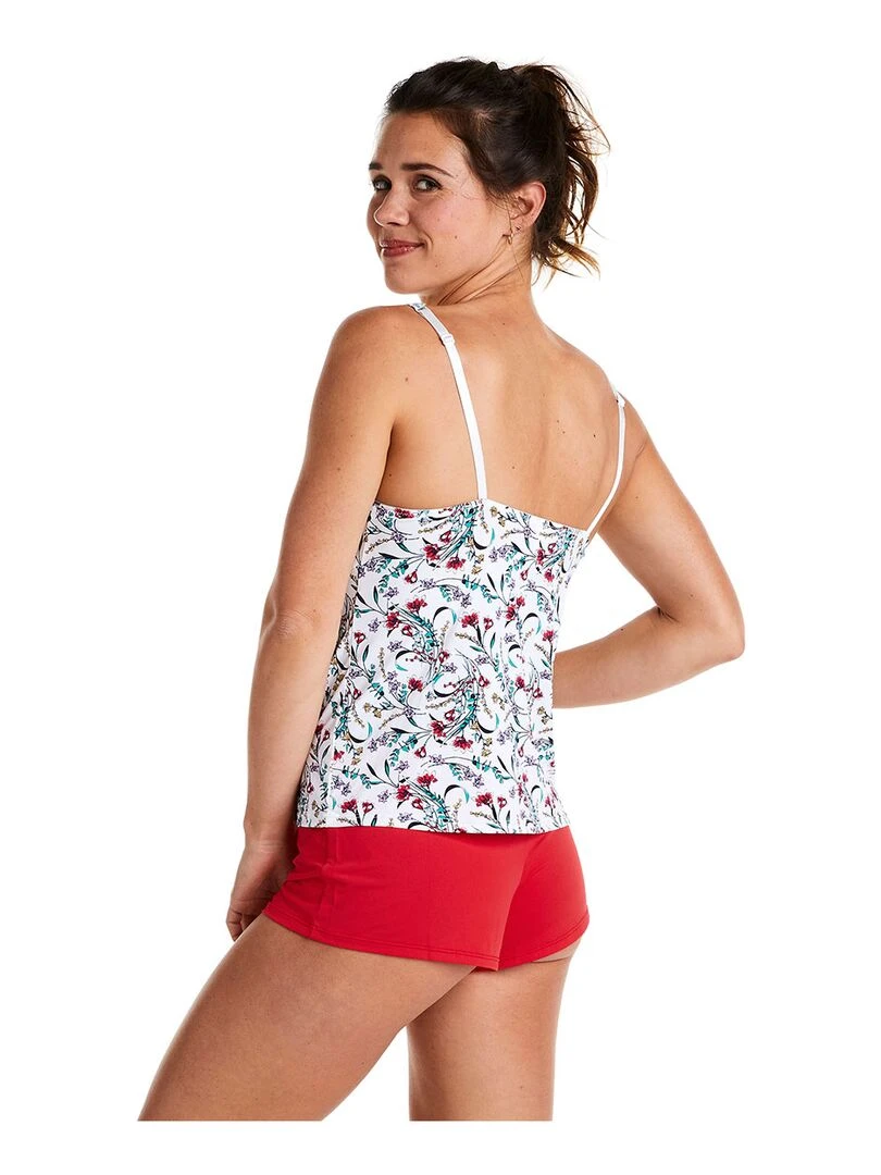 Top short UNIVERS   Pomm'Poire   Rouge