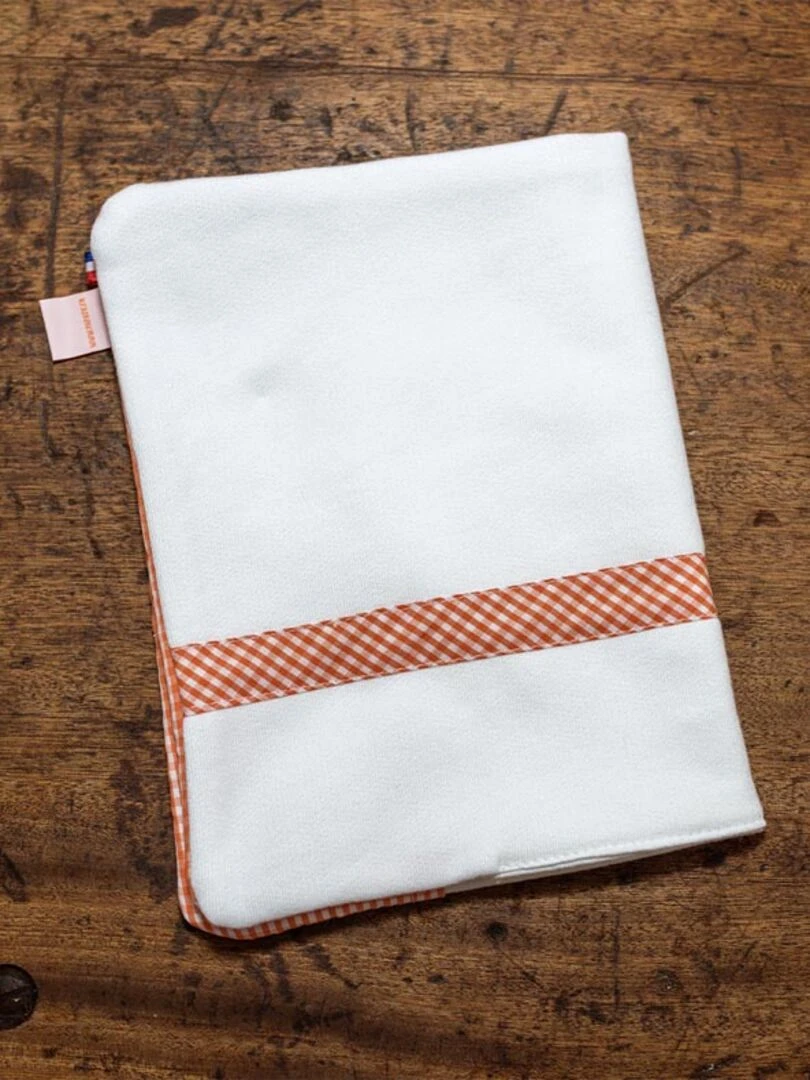 Protège Carnet De Santé En Coton Bio Wooly   Blanc