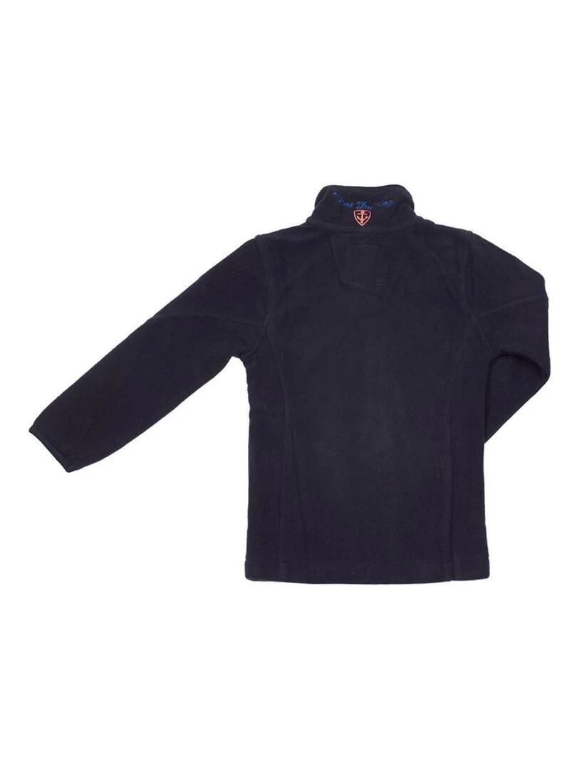 Blouson polaire fille GALICEA VENT DU CAP Bleu marine