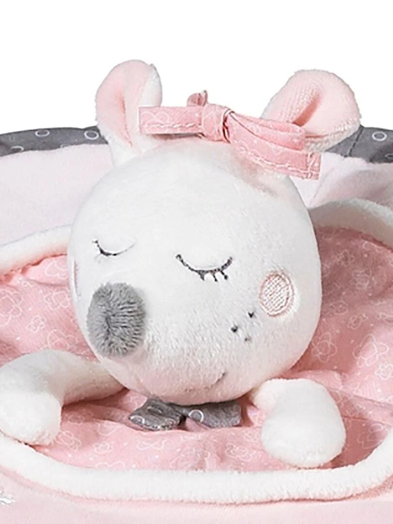 Doudou Mouchoir Souris danseuse étoile en velours Rose SAUTHON Rose