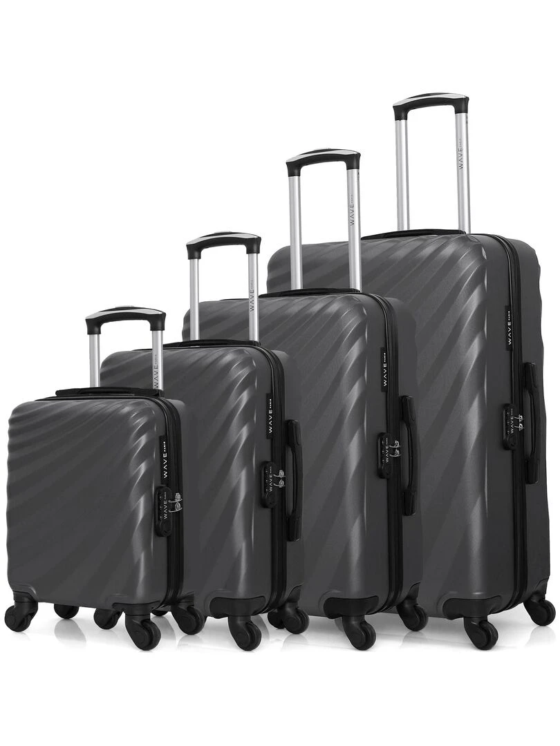 WAVE PARIS SET DE 4 DANUBE M Gris foncé