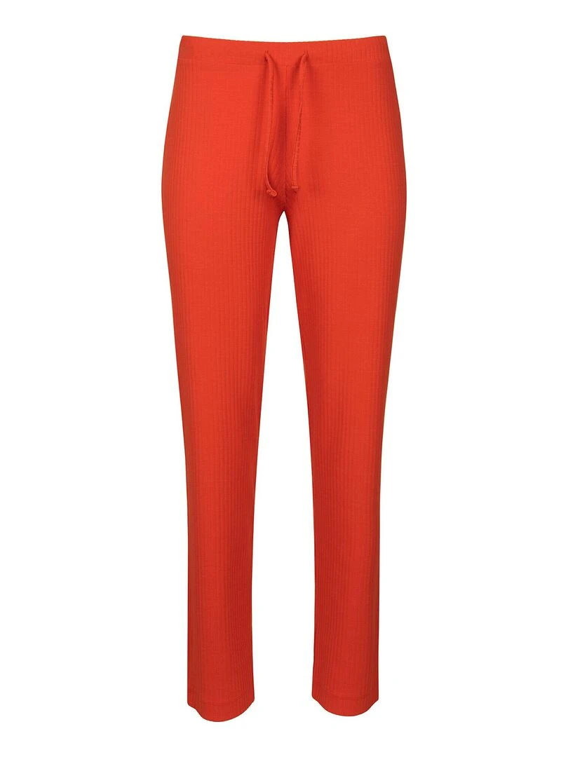 Bas pyjama pantalon long Lucky   Orange