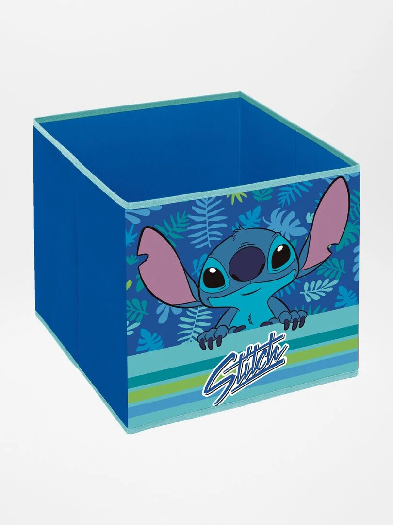 Cube de rangement 'Stitch' bleu