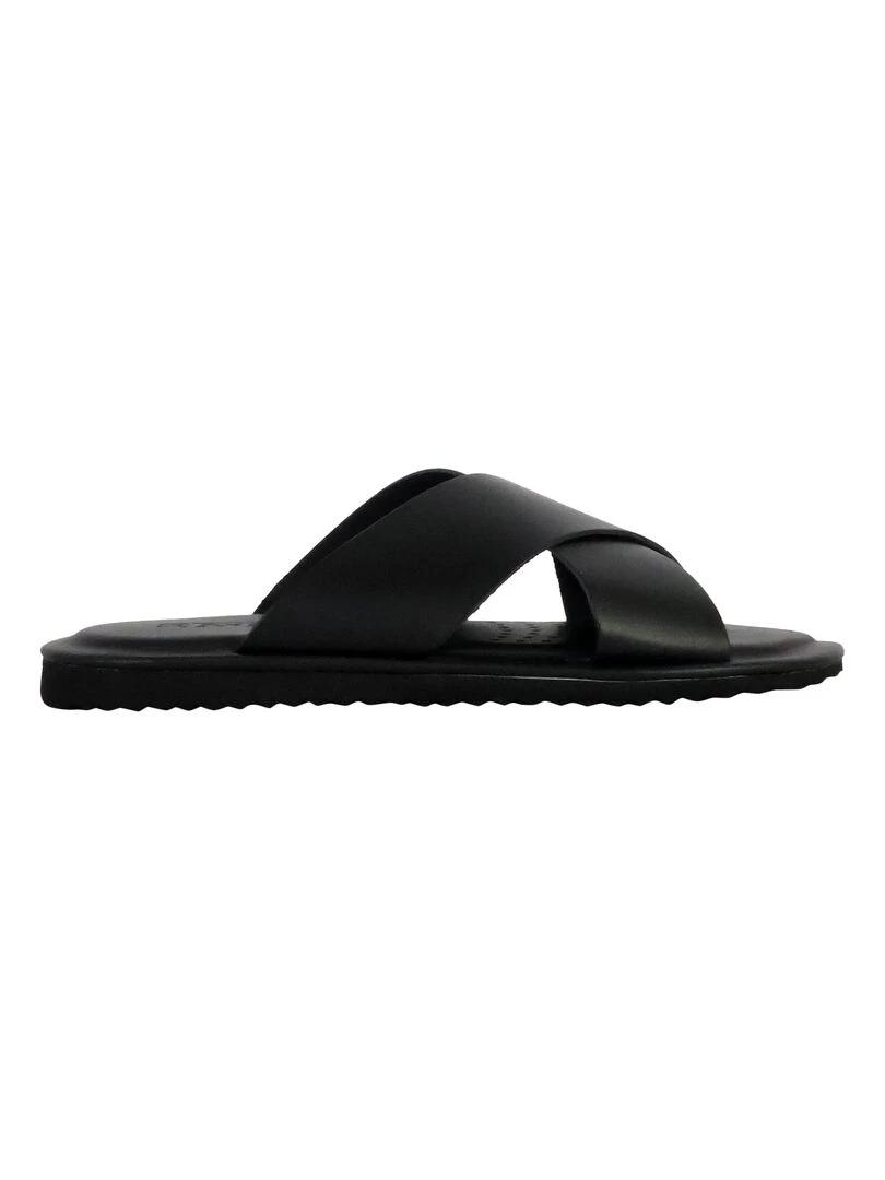Sandales Cuir Geox Erice   Noir