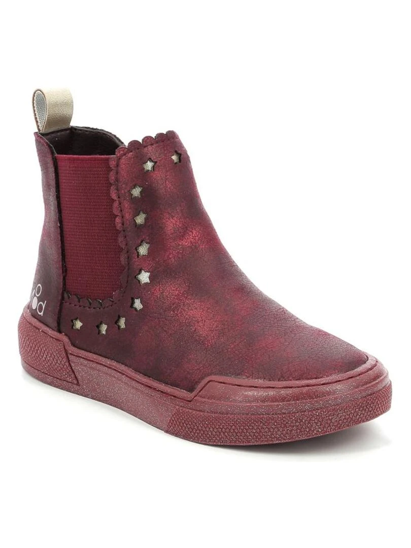 Boots Synthetique Ariboot Bordeaux