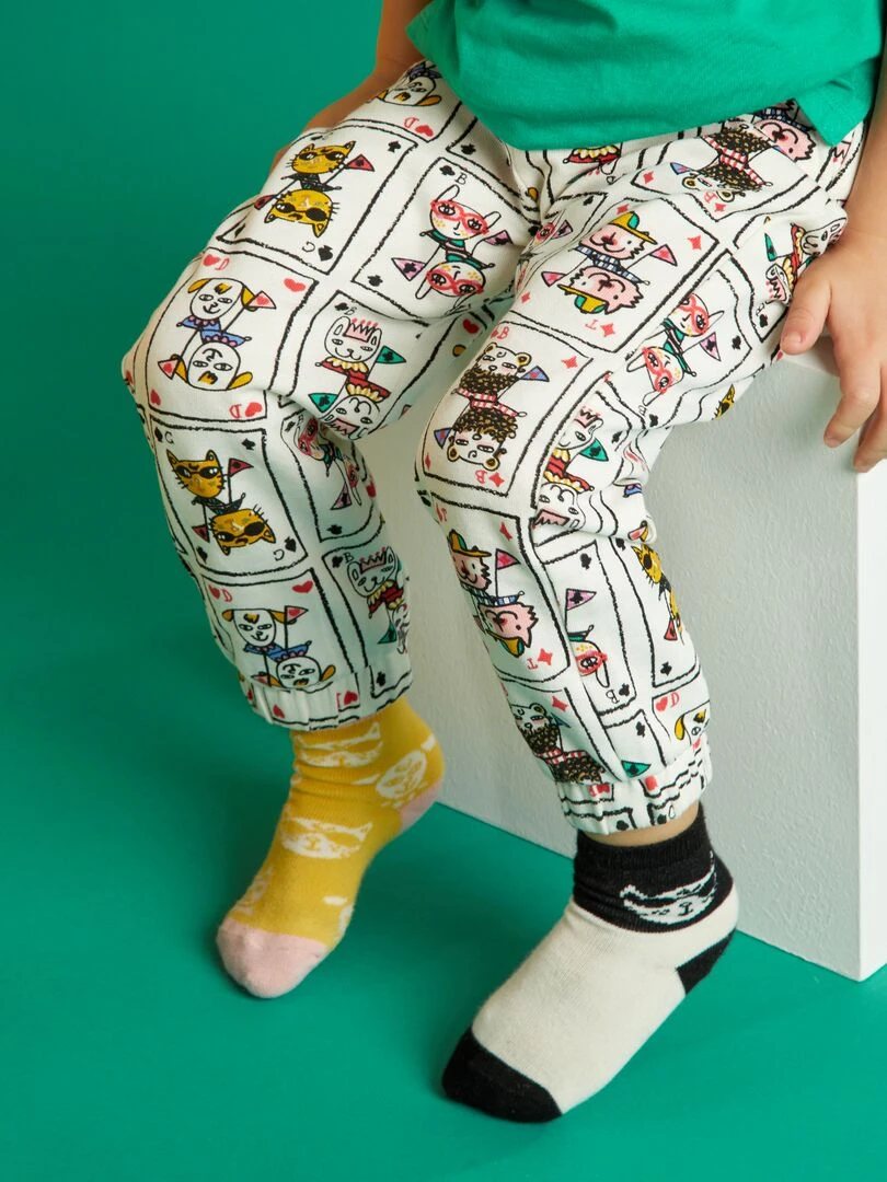 Pantalon en molleton X Little Bad Wolf Mixte Blanc