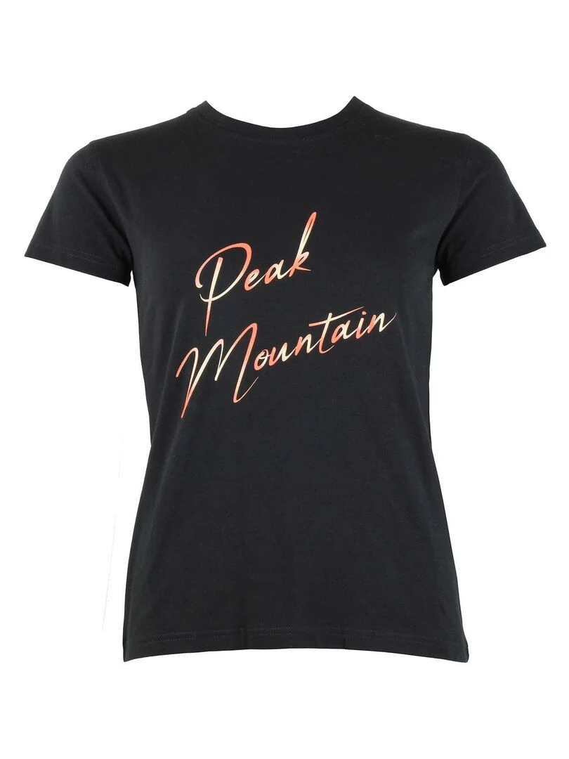 T shirt manches courtes femme ATRESOR Noir Noir