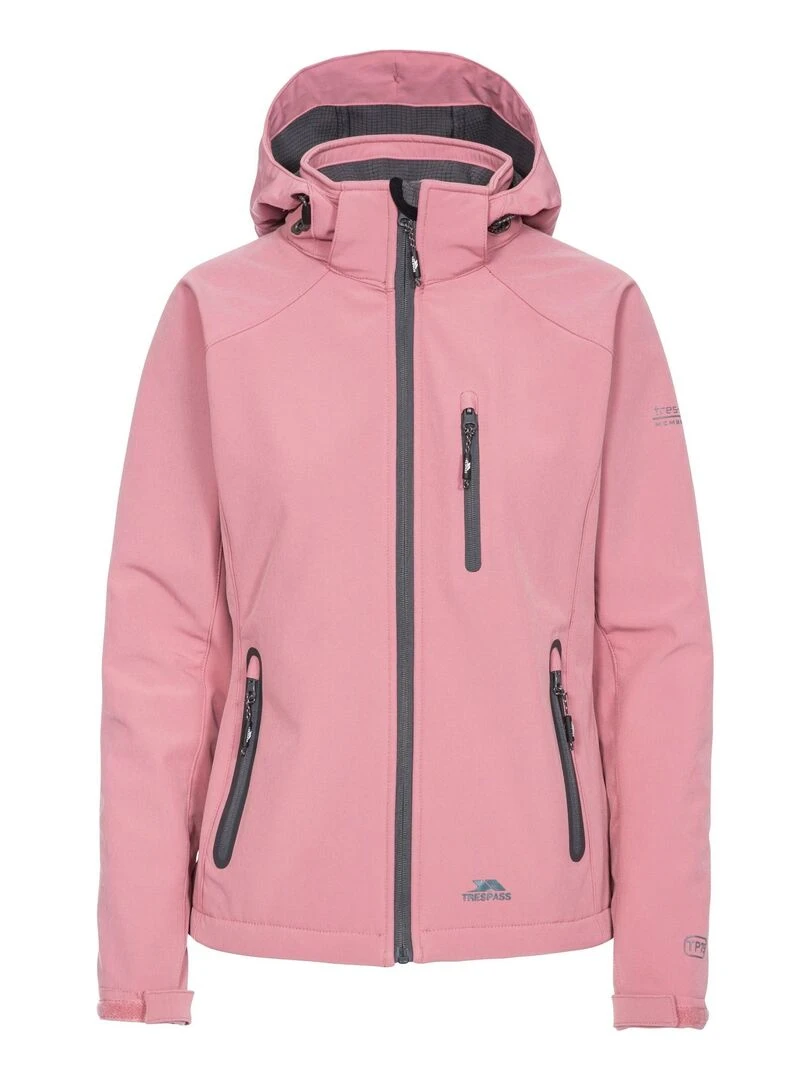 Trespass Veste softshell BELA Rose clair