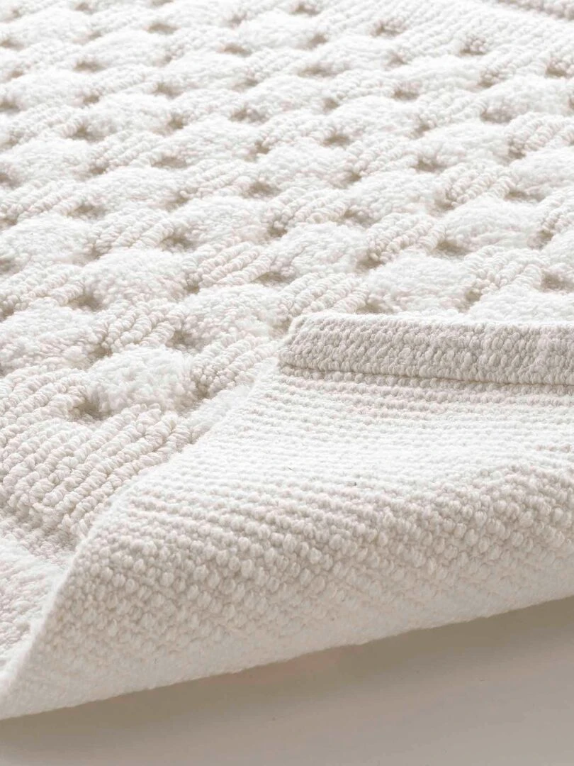 Tapis de bain 50 x 80 cm Damaris   Blanc