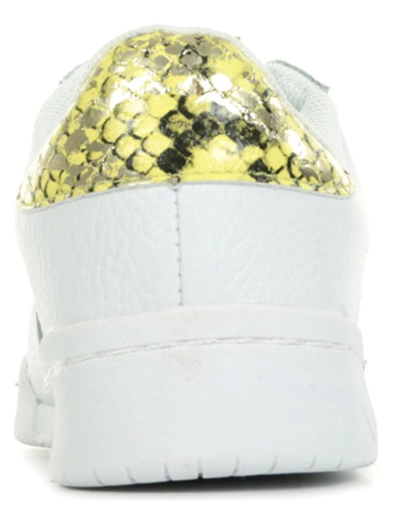 Baskets Crono   Blanc Jaune