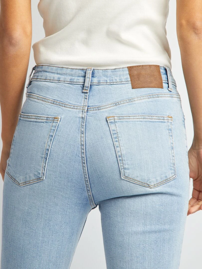 Pantalon slim en denim   L30   Triple stone