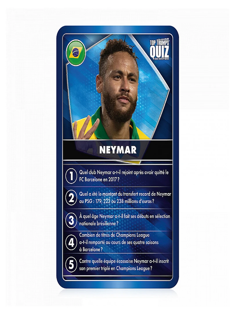 Top Trumps   Quiz Stars Du Foot   N/A