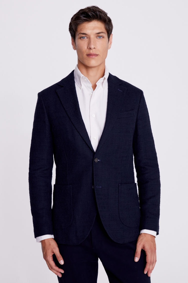 Navy Hoxton Jacket Buy Online at Moss