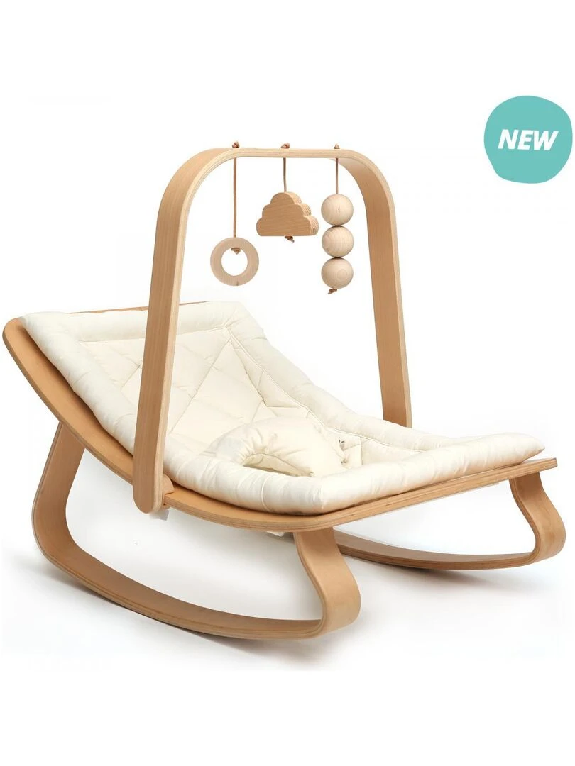 Arche d'éveil (Hêtre) pour LEVO avec jouets en bois Beige