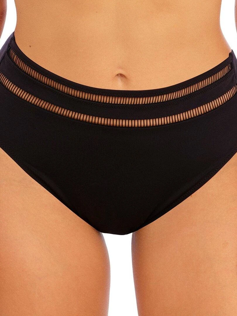 Bas de maillot de bain taille haute East Hampton Noir
