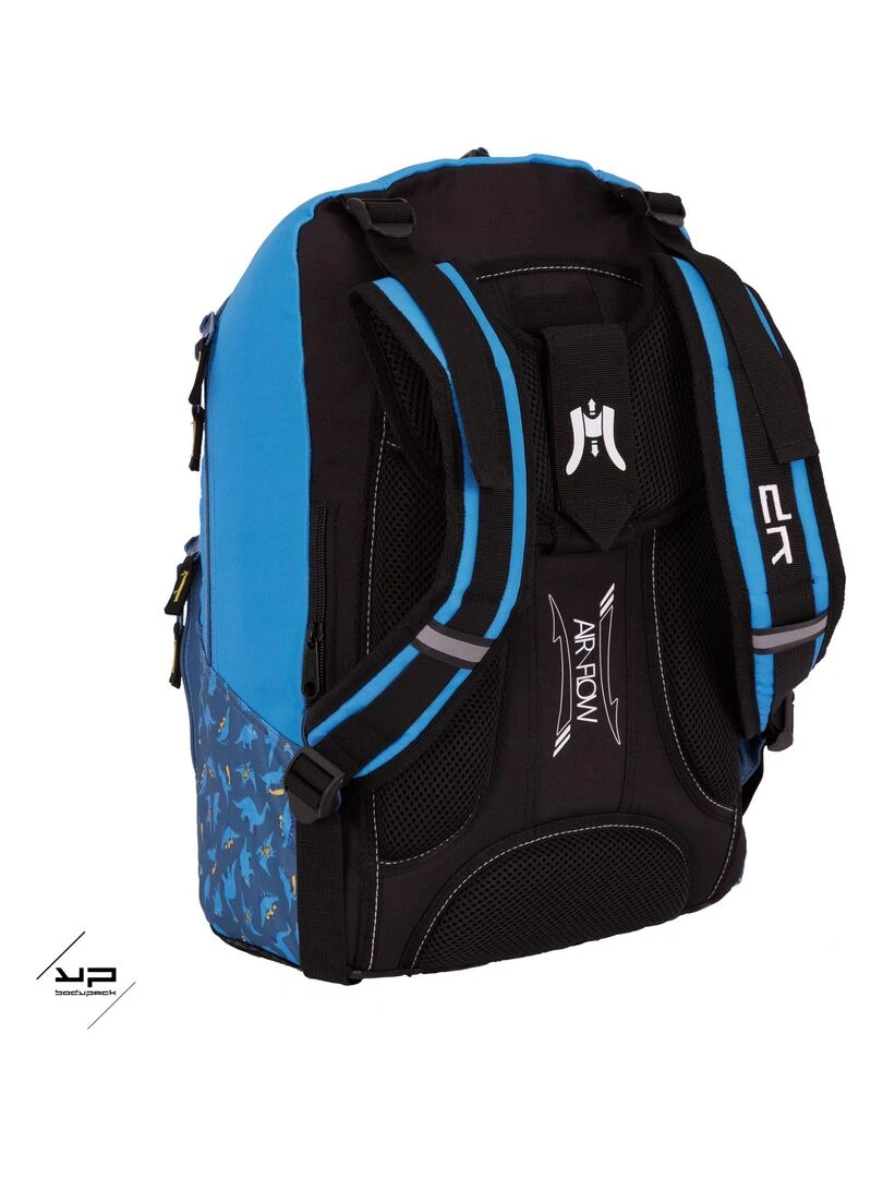 BODYPACK Sac à dos 1 compartiment recyclé Dino bleu   Bleu