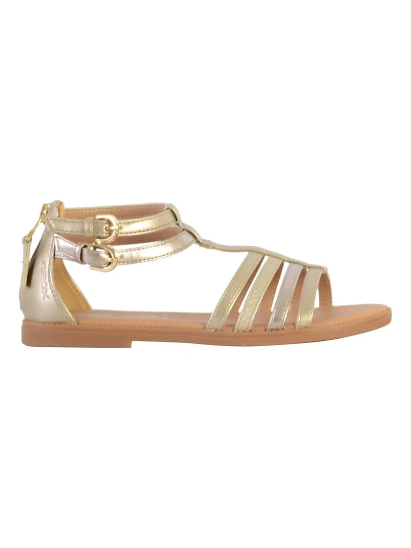 Sandale à Zip Plate Geox Enfant Karly Gris